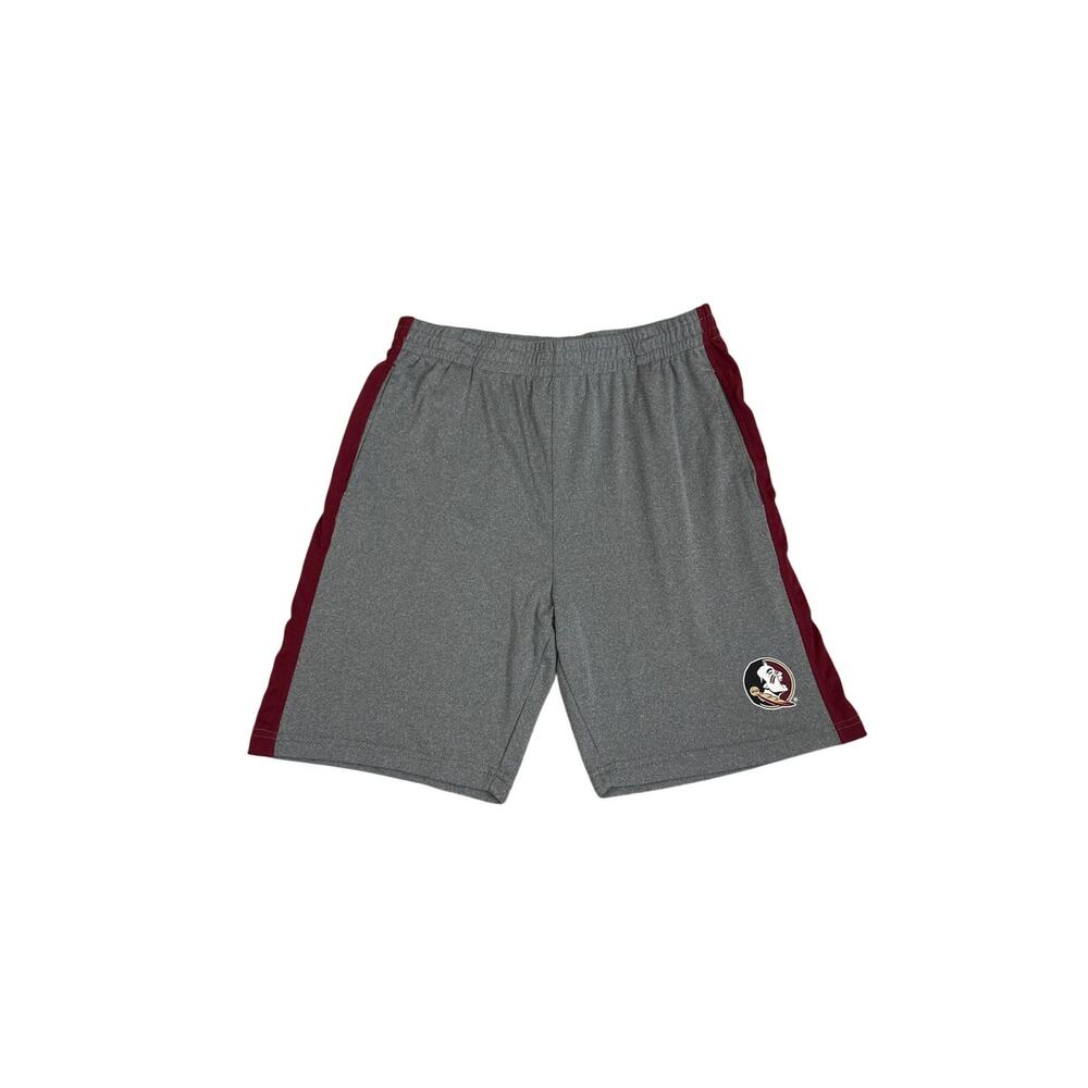FSU Seminoles Florida State University Grey Red Athletic Shorts Size Men's Small